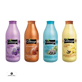 Sưa tắm cottage Pháp 750ml mùi thơm nhẹ nhàng giúp làn da sạch sâu trắng sáng