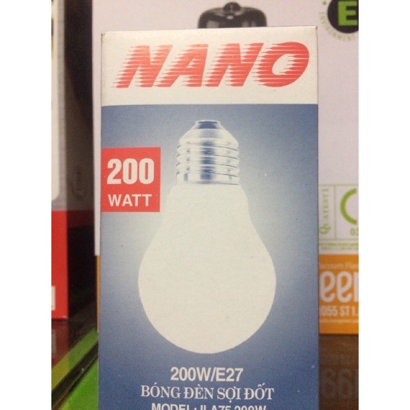 ComBo 50 Bóng Sợi Đốt NaNo 100W 200W Chính Hãng