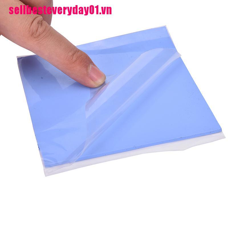 Bộ Tản Nhiệt Cpu 100mm X 100mm Bằng Silicon Màu Xanh Dương