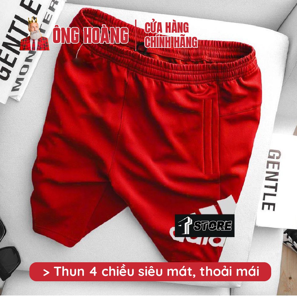 Quần short thể thao nam, tập gym, đá banh, thun thể thao dày dặn, co giãn tốt, thun lạnh biglogo | BigBuy360 - bigbuy360.vn