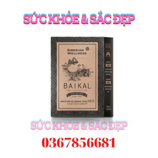 [Trà tim mạch N8] Trà thảo mộc Siberian Baikal tea collection Herbal tea N8 - 30 túi - Date T12/2022