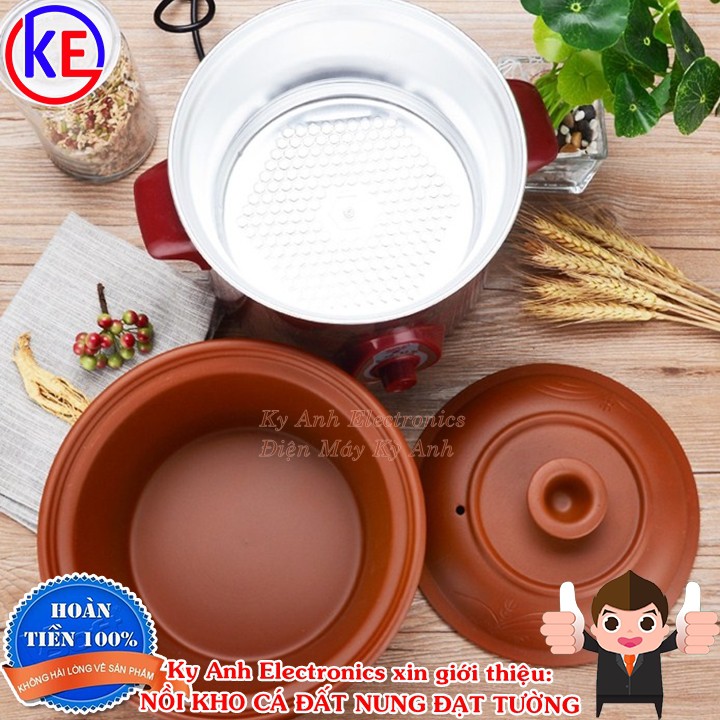 NỒI KHO CÁ HẦM CHÁO ĐẠT TƯỜNG 2.5 lit. NỒI NẤU CHẬM BẰNG ĐIỆN