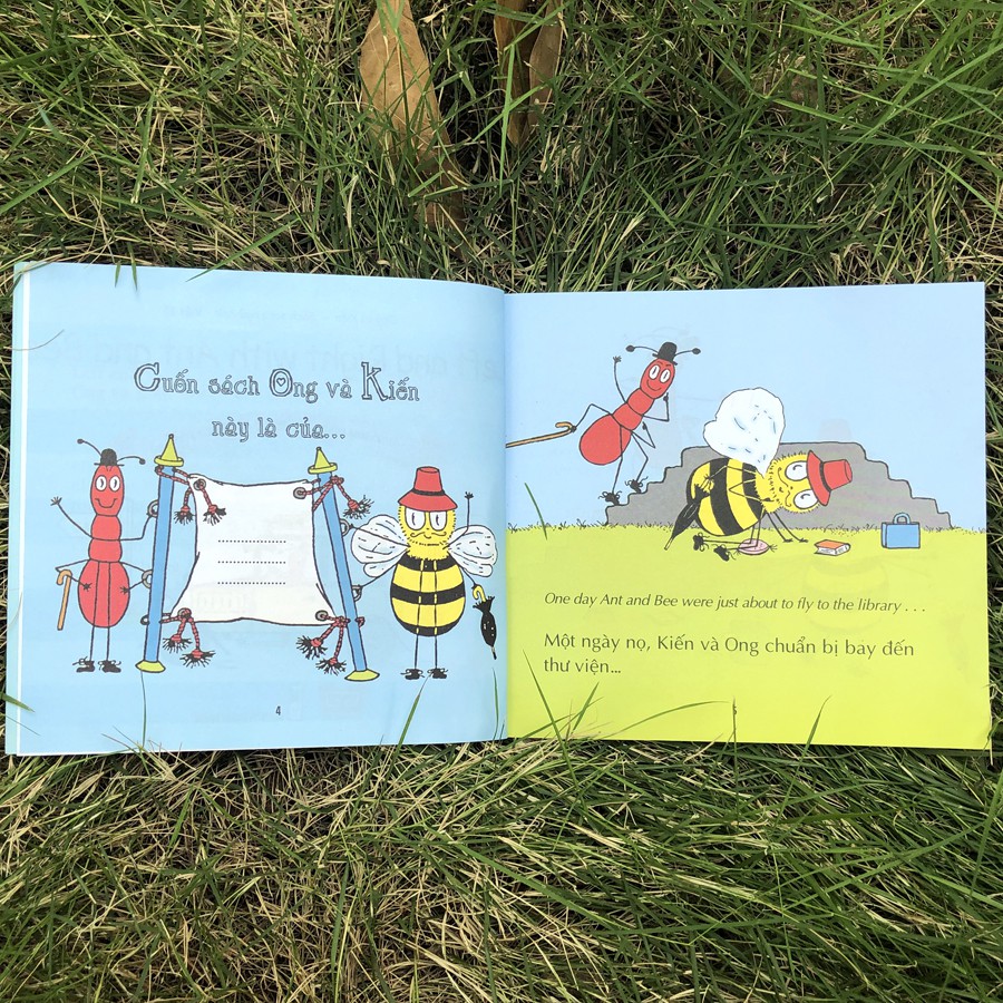 Sách - Ong Và Kiến(OK12: Ong và Kiến cùng Bác sĩ; OK14: nhận biết các màu sắc; OK15: nhận biết bên trái và bên phải) -Lẻ