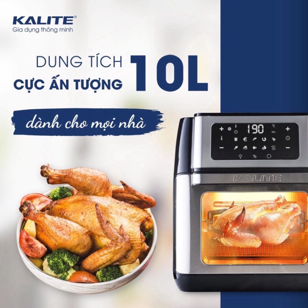 Nồi Chiên Không Dầu Kalite Q10 (1800W - 10L) - Bảo Hành Chính Hãng 1 Năm