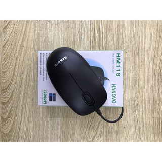 Chuột Văn Phòng Có Dây HM118 Hanovo- Nhập Khẩu