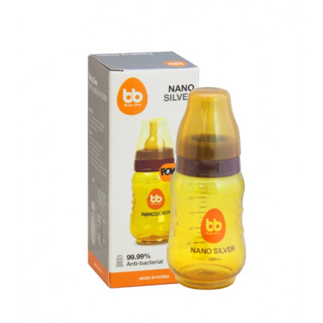 Bình sữa nano silver Hàn quốc 160k