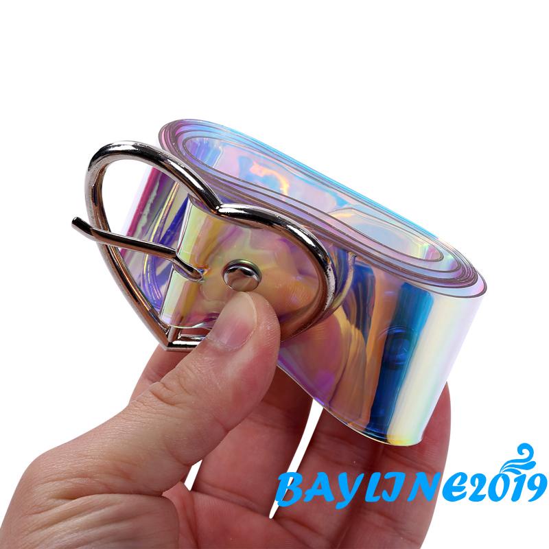 Thắt lưng trong suốt khóa hình trái tim cho nữ