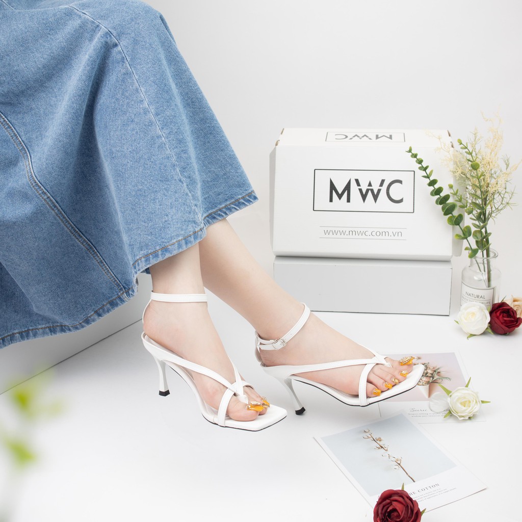 Giày Sandal Cao Gót MWC Đế Nhọn 5CM Quai Mảnh Thanh Lịch NUCG-3929