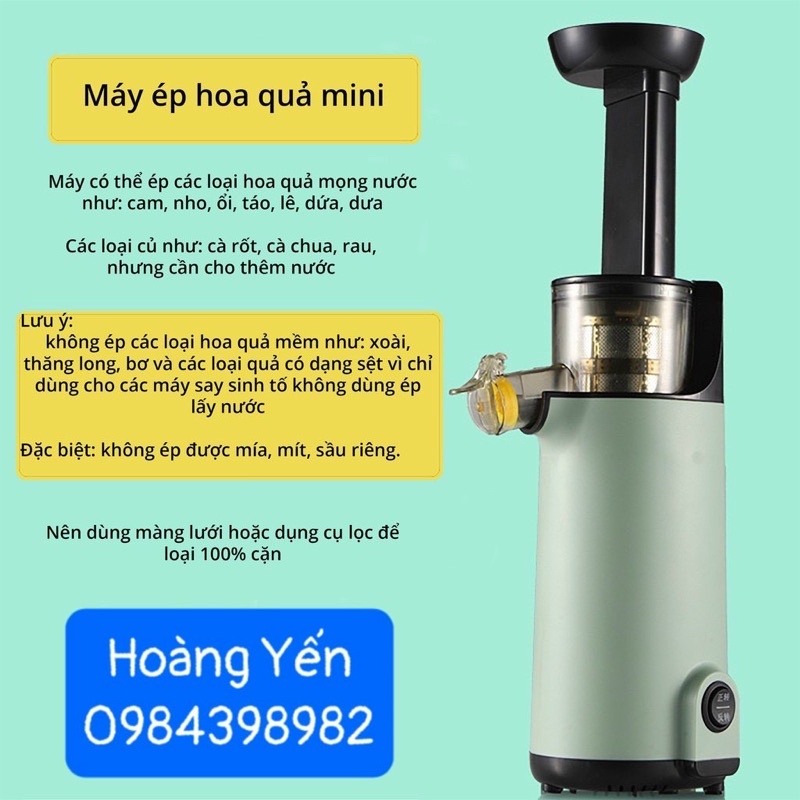 Máy ép hoa quả nội địa Trung (có bảo hành 12 tháng)