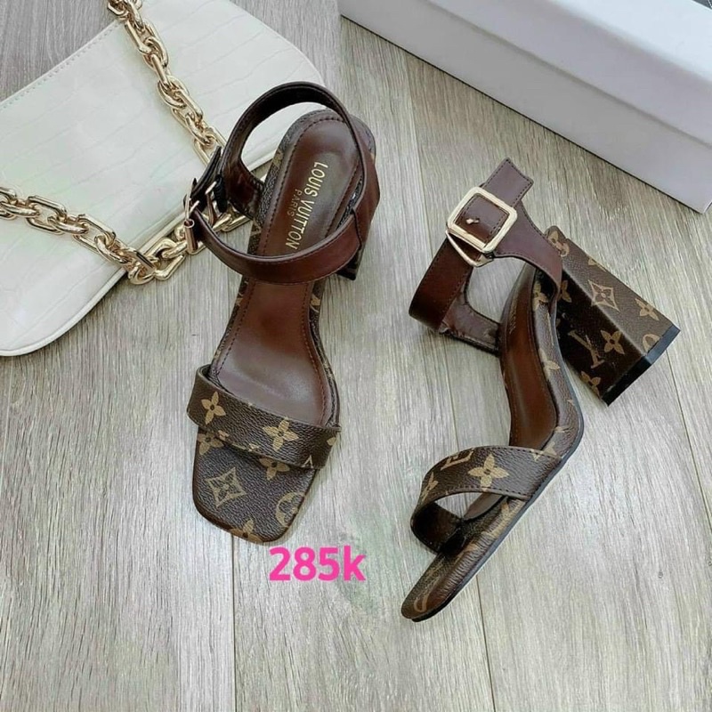 Sandal cao gót LV bigsize - size to 40,41,42,43,44 [FREESHIP]