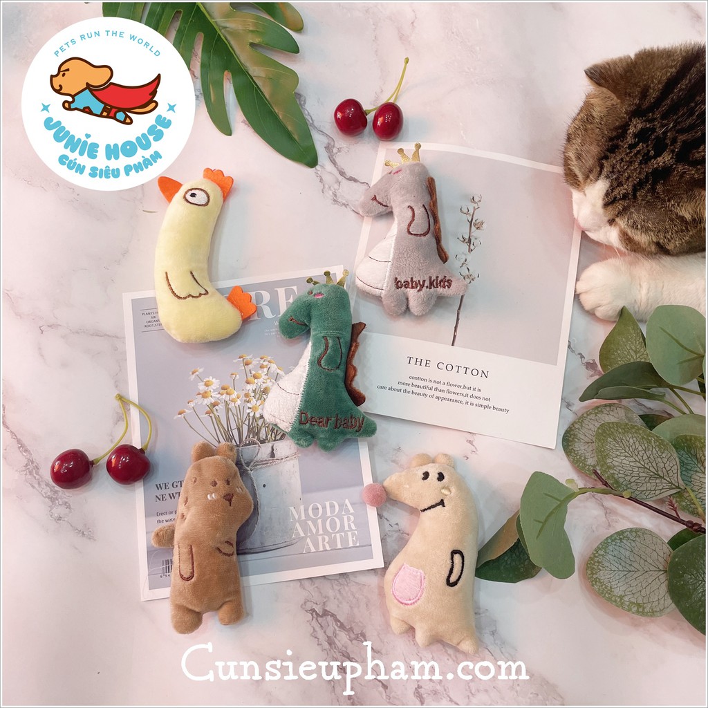 Đồ chơi gấu bông catnip cho mèo