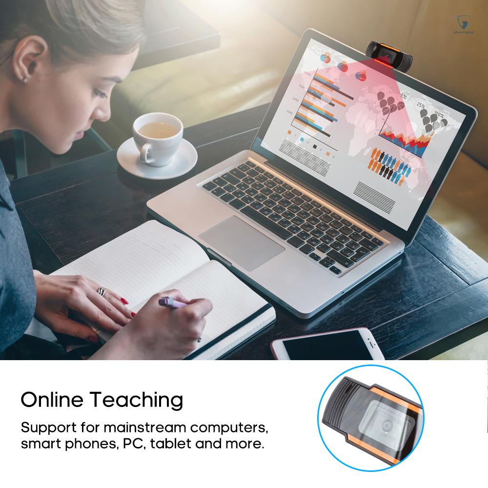 Webcam C3 độ phân giải cao 720P cổng USB kèm micro hỗ trợ phát sóng trực tuyến | BigBuy360 - bigbuy360.vn