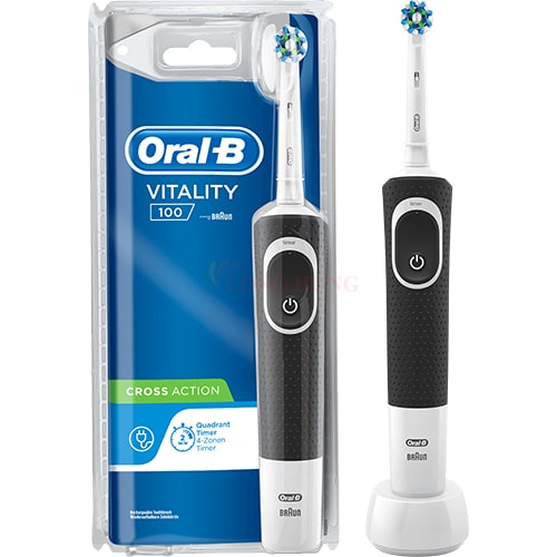 Bàn chải điện Oral-B Vitality 100 CrossAction (Vỏ nhựa) - Hàng nhập khẩu