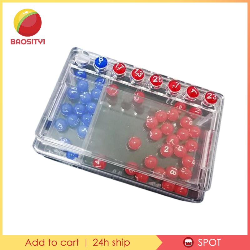 [Baosity1] Máy Xổ Số Đồ Chơi Mini Màu Đỏ Số 33