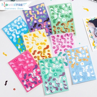 Flowertree 1 Miếng Dán Trang Trí Sổ Tay Hình Hoa