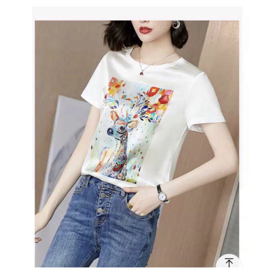 Áo Trước Lụa Sau Thun Tshop