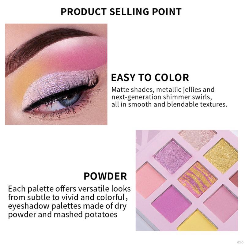 (Hàng Mới Về) Bảng Phấn Mắt Handaiyan 9 Màu Tông Lì Và Nhũ Ngọc Trai Lên Màu Nhanh Chống Nước | BigBuy360 - bigbuy360.vn