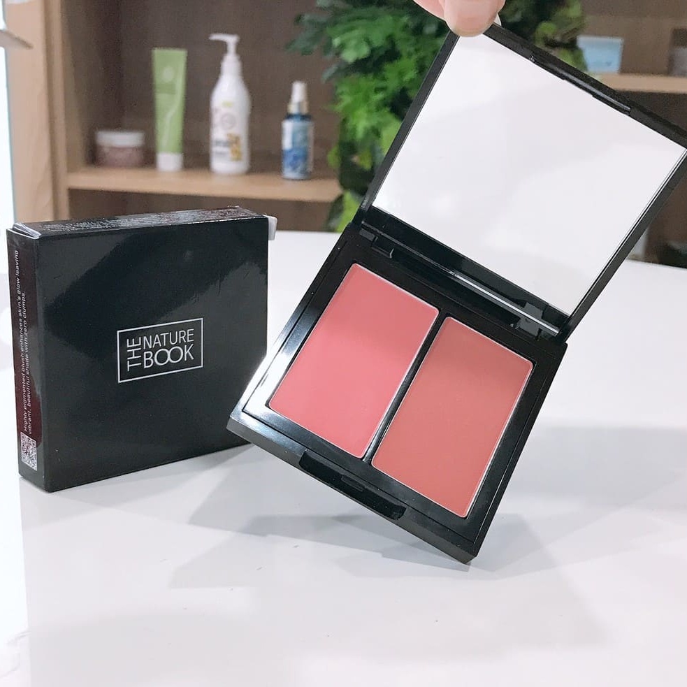 [CHÍNH HÃNG THE NATURE BOOK] PHẤN MÁ HAI MÀU THE NATURE BOOK – PHẤN MÁ HỒNG WANNA BE BLUSHER TWO COLOR STYLING