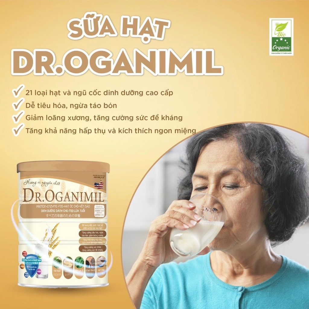 Sữa Hạt Dr Oganicmil  Bổ sung đạm protein