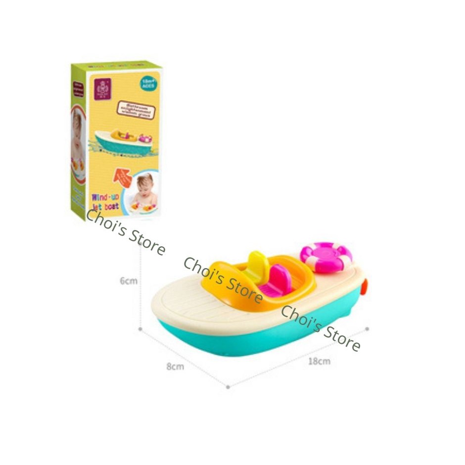 Đồ chơi nhà tắm tàu thuỷ phun nươc tư đong cano thỏ/ sư tư phun nước