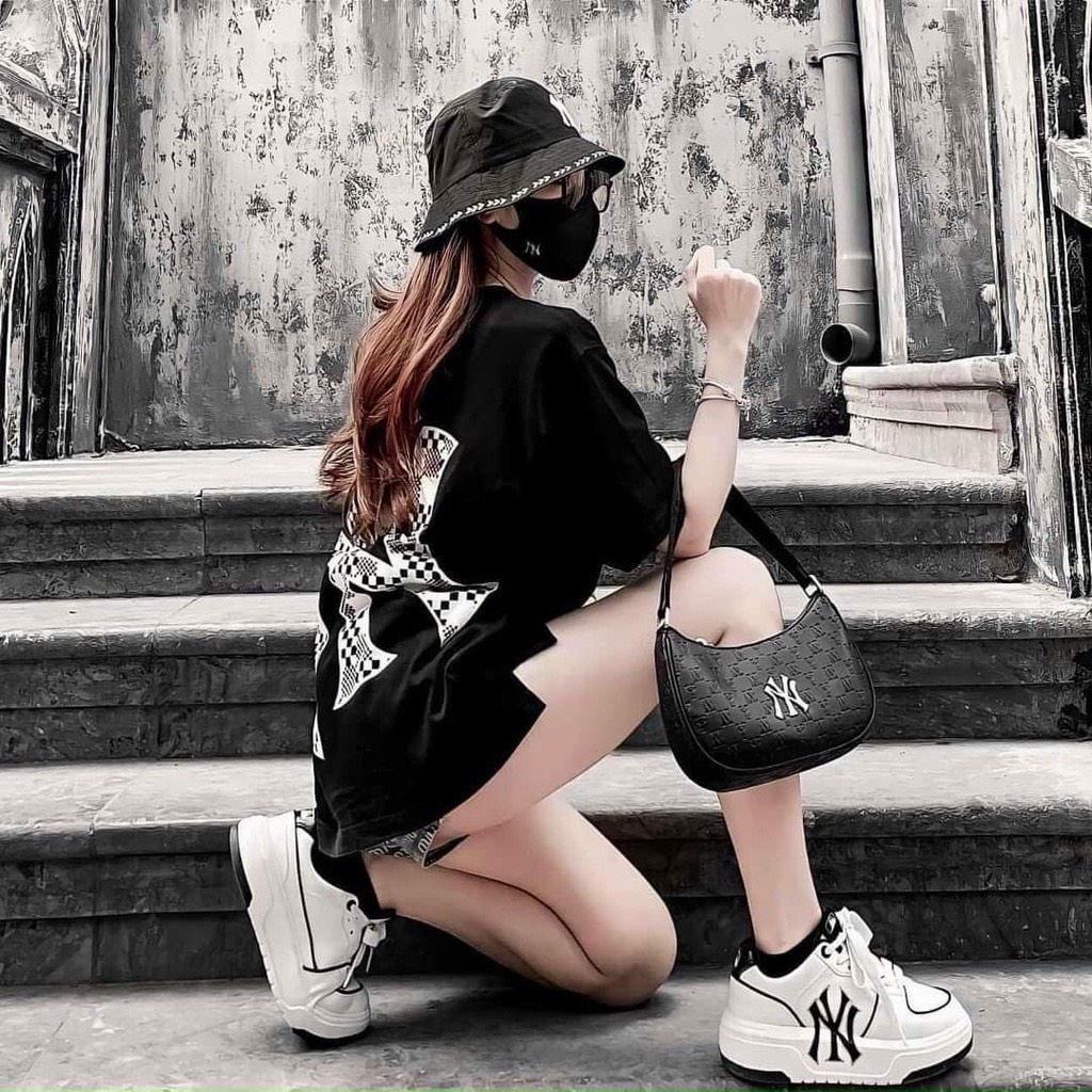 (Chuẩn Hãng) Túi kẹp nách nữ MLB NY Hàn Quốc Hot Hit Full Tag Code