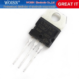 Set 10 Linh Kiện Điện Tử L7812Cv To-220 L7812 Lm7812 7812