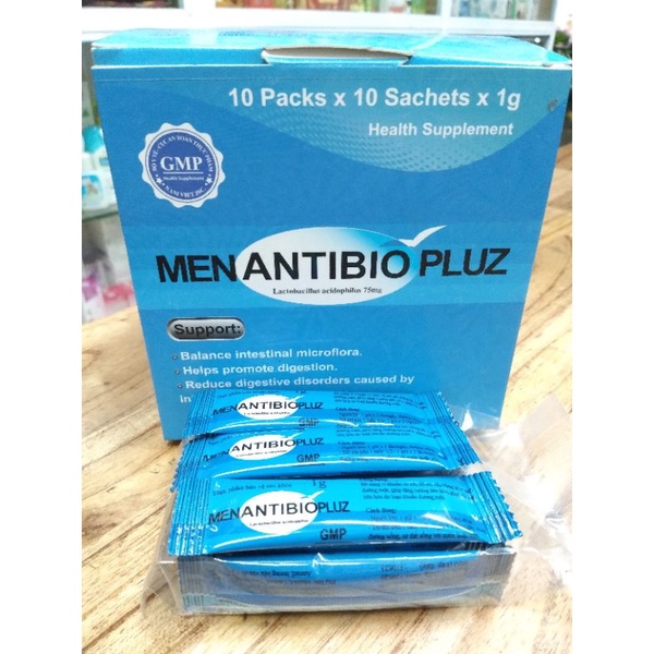 MEN ANTIBIO PLUZ  - BỔ SUNG VI KHUẨN CÓ LỢI CHO ĐƯỜNG RUỘT