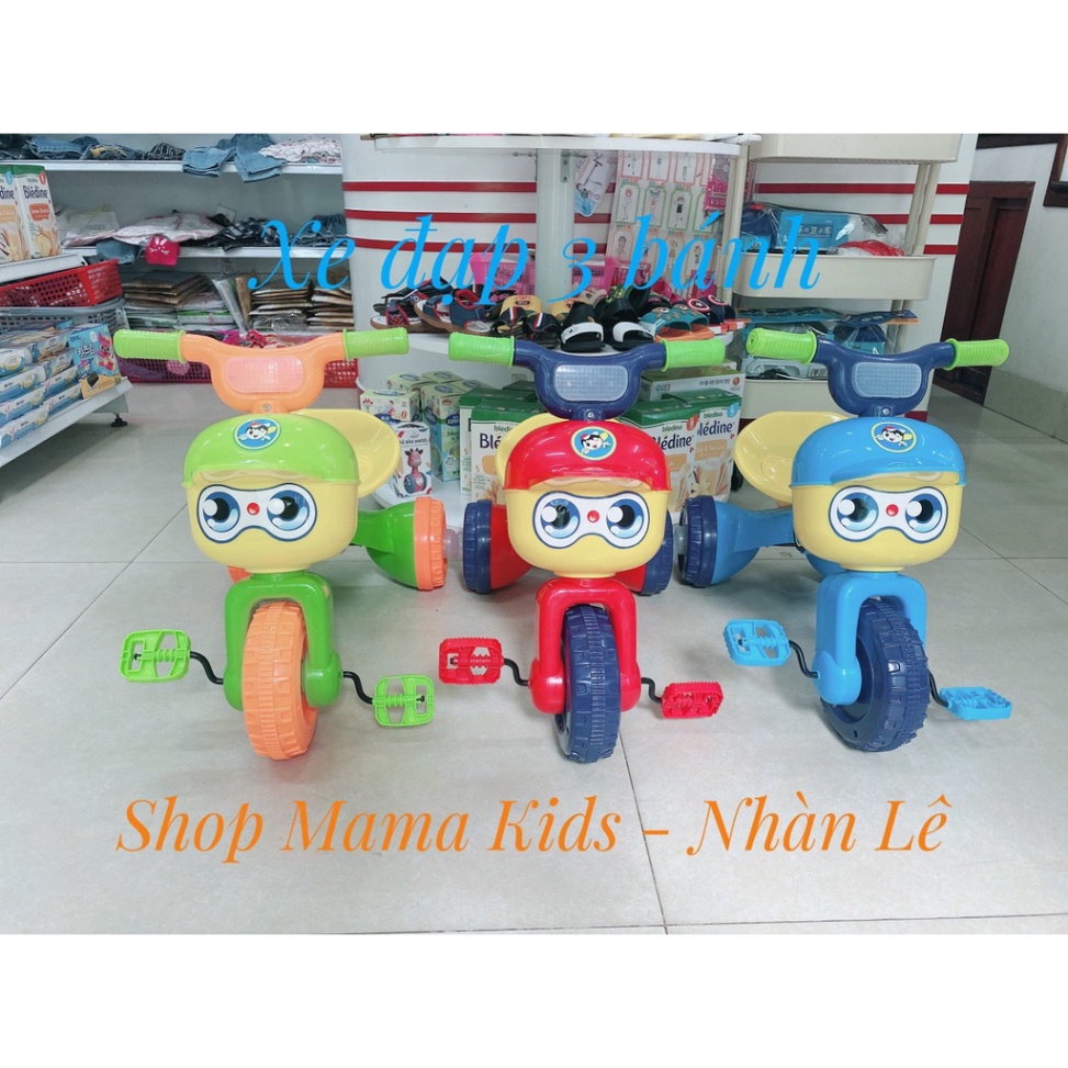 Hàng chuẩn Xe đạp 3 bánh con kiến bánh phát sáng có đèn,Xe chòi chân,giữ thăng bằng cho bé tập đi, xe đồ chơi, đồ chơi