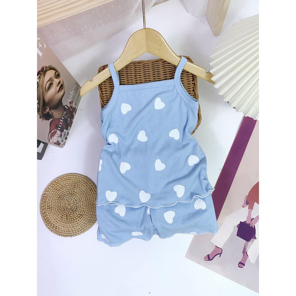 Bộ hai dây thun tăm hình tim cho bé 8-18kg
