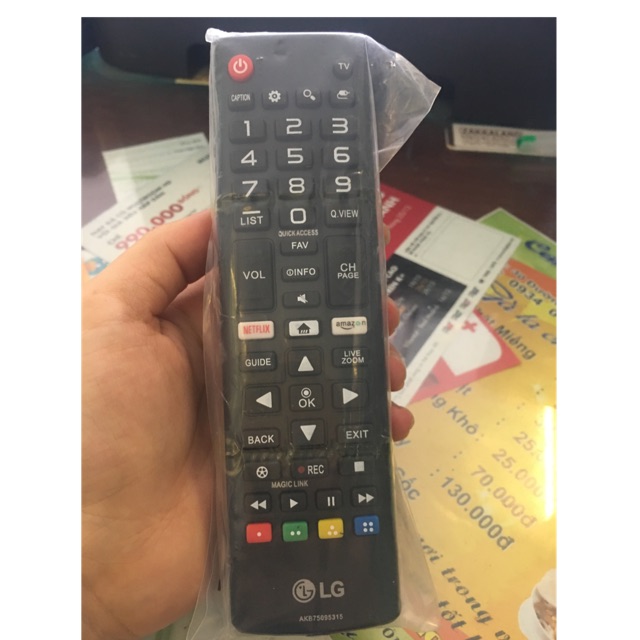 ĐIỀU KHIỂN TỪ XA Tivi SMART INTERNET LG (AKB75095315)