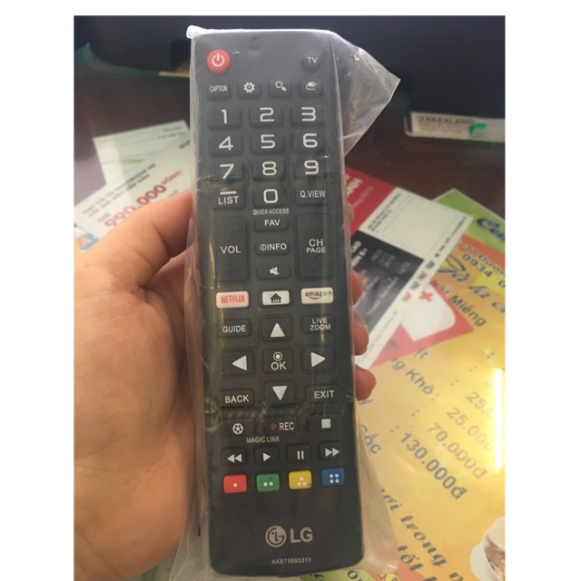 Remote Điều Khiển Tivi LG Smart Ngắn 2018 Netflix (Tặng Kèm Pin)