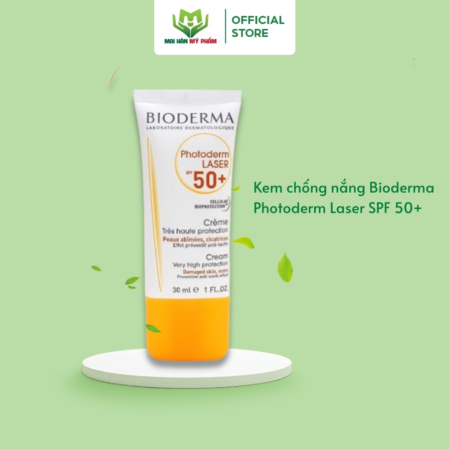 Kem chống nắng ngăn ngừa tăng sắc tố Bioderma Photoderm Laser SPF 50+ 30ml