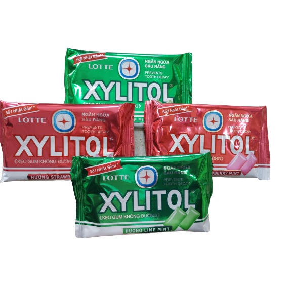 Kẹo Cao Su - Kẹo Gum Không Đường Xylitol 58g Đủ Vị