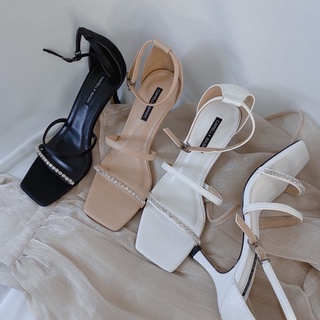 Giày sandal quai đá gót nhọn 7cm