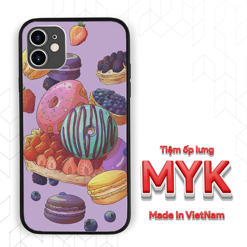 Ốp chống sốc DESSERT MYK độc lạ cho Iphone 5 6 7 8 Plus 11 12 Pro Max X Xr-LAK0003218