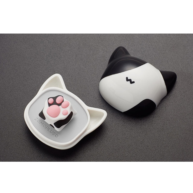 Nút Bàn Phím Cơ Bằng Silicon Mềm Hình Dấu Chân Mèo Cho Cherry MX