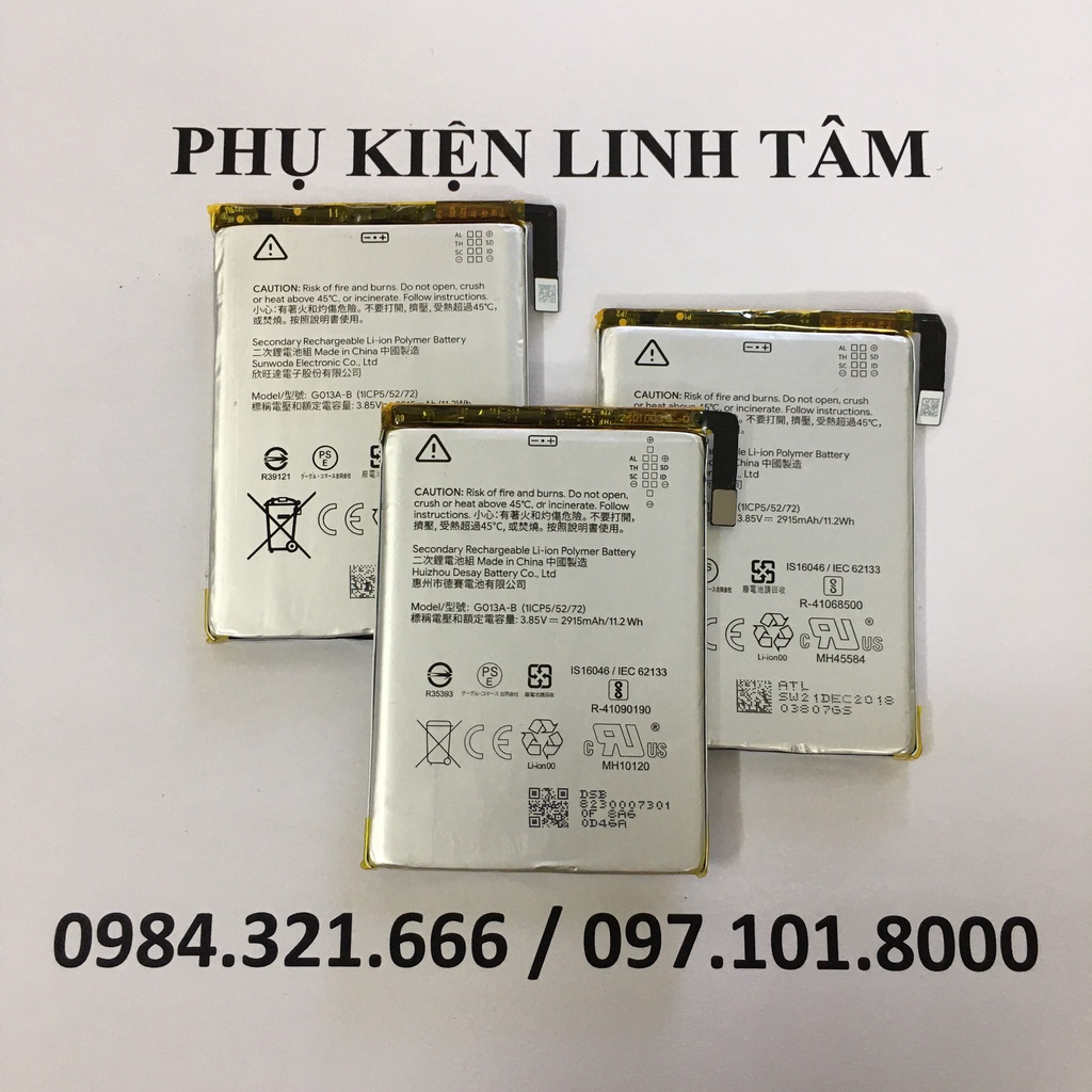 Pin Google Pixel 3 G013A-B - Giá sỉ