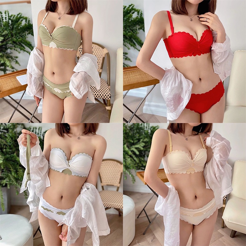 Áo Lót Nâng Ngực Không Trượt Không Lộ Viền May Thời Trang