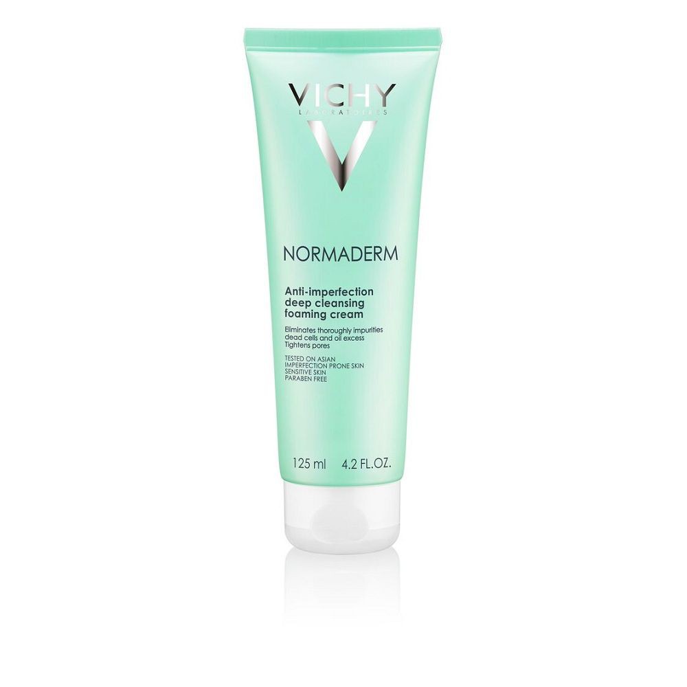 Sữa Rửa Mặt Ngăn Ngừa Mụn & Se Lỗ Chân Lông Vichy Normaderm Anti-imperfection Deep Cleansing Foaming Cream | BigBuy360 - bigbuy360.vn