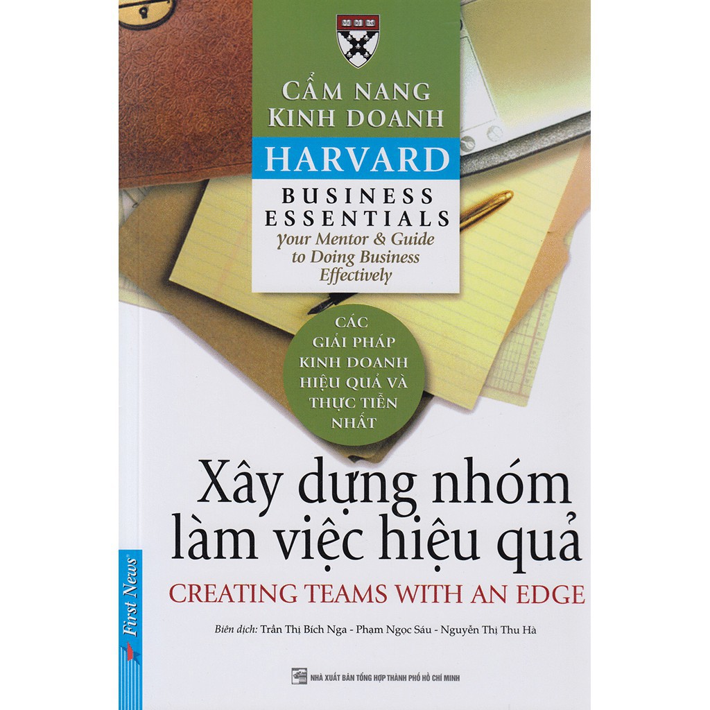 Sách First News - Cẩm Nang Kinh Doanh - Xây Dựng Nhóm Làm Việc Hiệu Quả