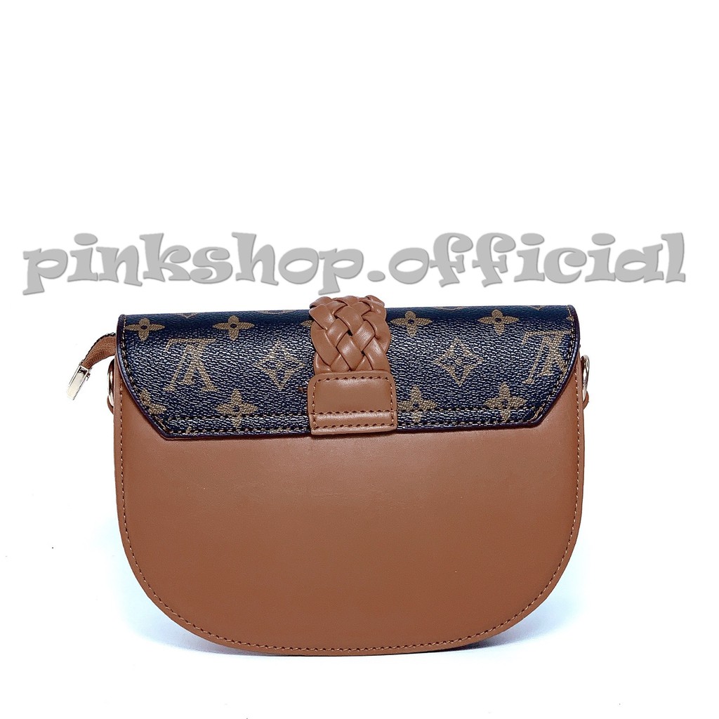 Túi đeo chéo nữ mặt trăng , Túi xách nữ cao cấp hàng chuẩn super full box Pink Shop TSPS27 | BigBuy360 - bigbuy360.vn