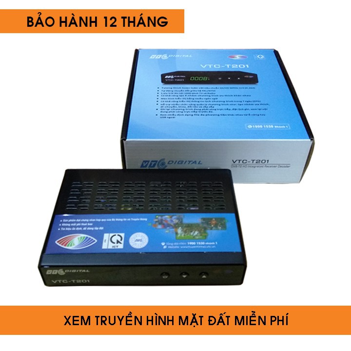 Đầu thu kỹ thuật số DVD -T2. VTC T201- giá tốt