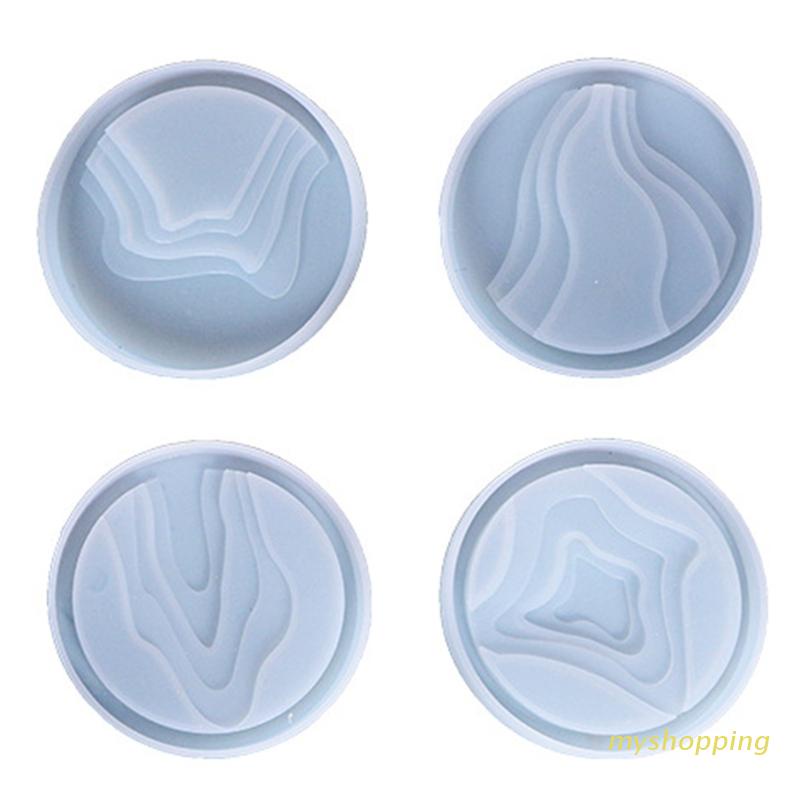 Khuôn Silicone Làm Nhựa Resin Epoxy Hình Tròn Diy