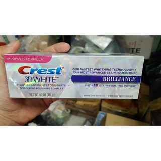 Kem đánh răng Crest 3D White Brilliance 116G
