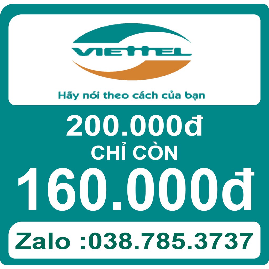 Thẻ Điện Thoại Viettel 200k