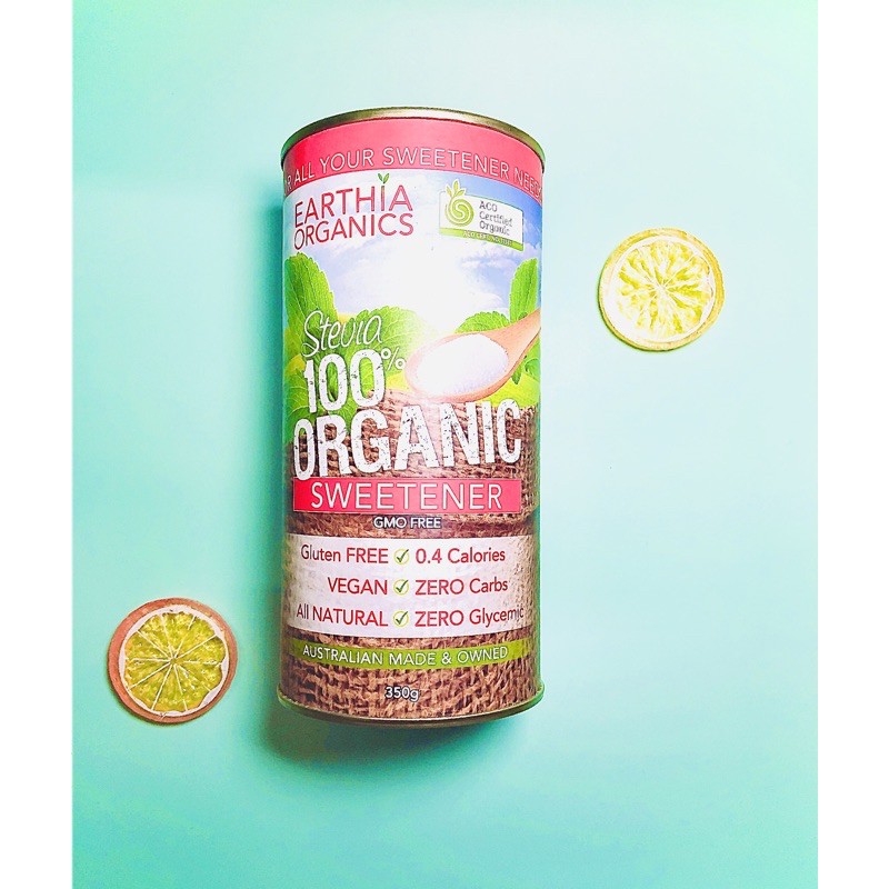 Đường cỏ ngọt hữu cơ Stevia Organic dạng hạt nhỏ tinh dành cho người ăn kiêng, tiểu đường, mỡ máu(mẫu mới nhất)