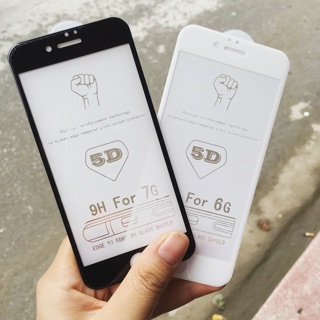 GIẢM GIÁ CỰC SỐC Kính cường lực 5D full màn hình siêu cứng cho iphone 6/6S,7- 6pluss/7pluss