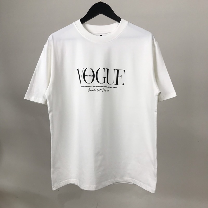 Áo thun tay lỡ Vogue Another phông thời trang unisex nam nữ oversize form rộng Tee Club