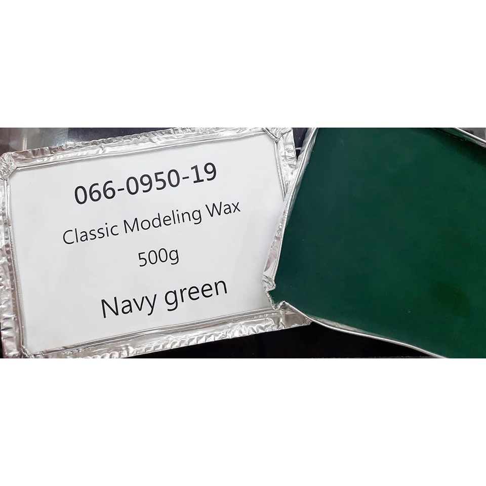 Sáp Inlay cứng miếng xanh trong khay 500g - Inlay way ( Classic Modeling Wax)