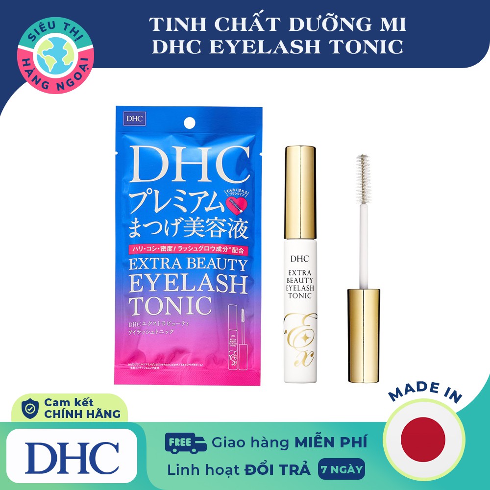 Dưỡng mi DHC Eyelash Tonic (Xua tan nỗi lo mi thưa, ngắn với khả năng làm dày, dài và chống rụng mi hiệu quả)